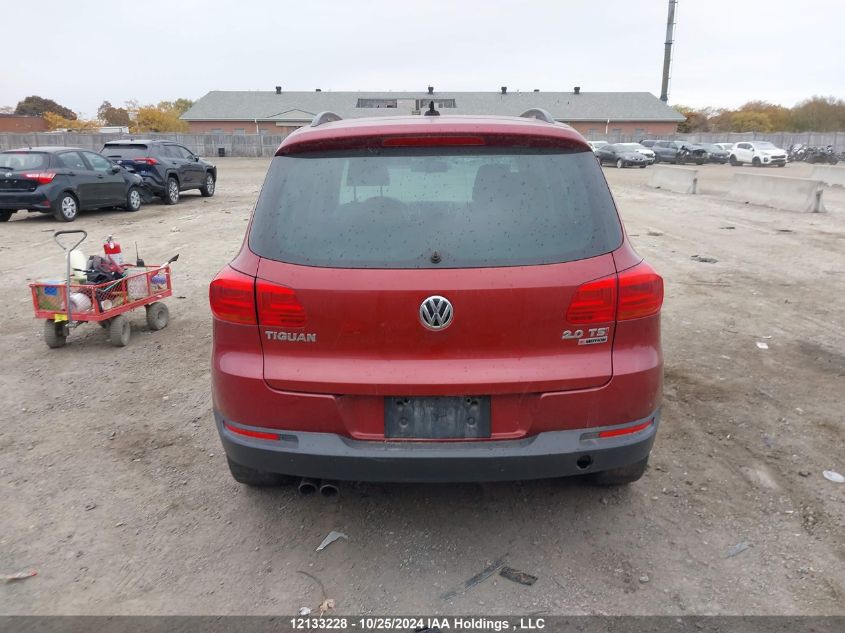 2016 Volkswagen Tiguan Comfort/High/R-Line/Sp Ed VIN: WVGJV7AX8GW002558 Lot: 12133228