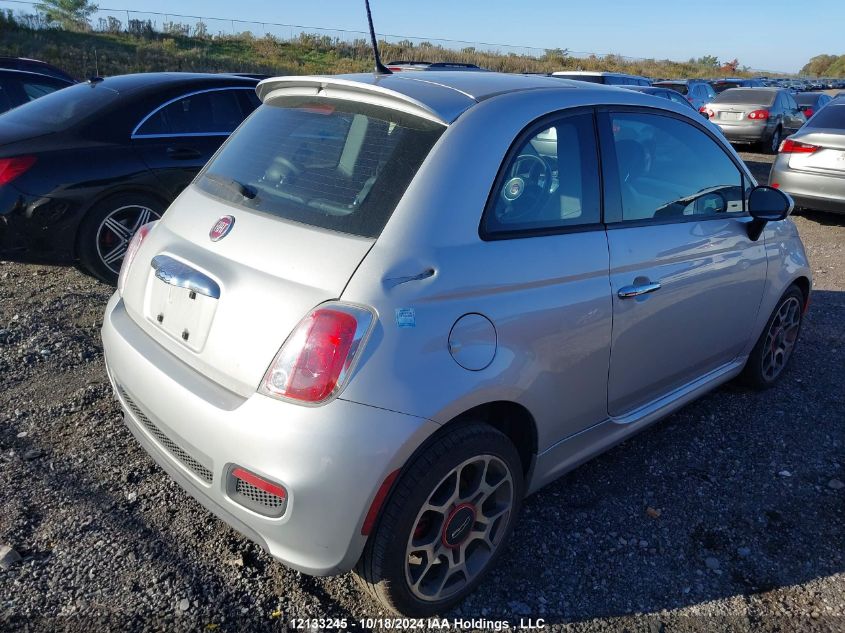 2013 Fiat 500 VIN: 3C3CFFBR8DT753735 Lot: 12133245