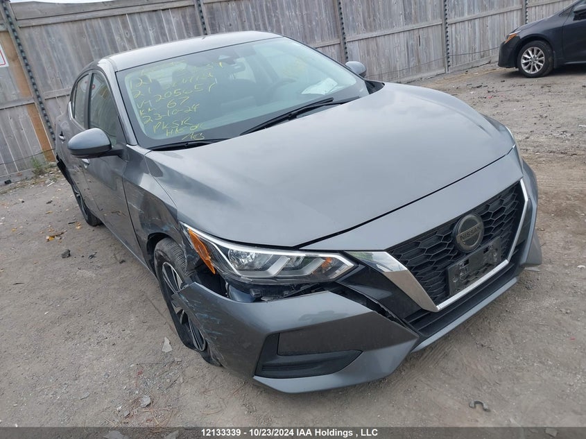 Vin: 3n1ab8cv9my205657, lot: 2487360, nissan sentra 20211