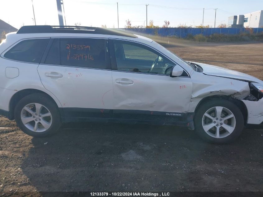 2014 Subaru Outback 2.5I Premium VIN: 4S4BRGBCXE3279716 Lot: 12133379