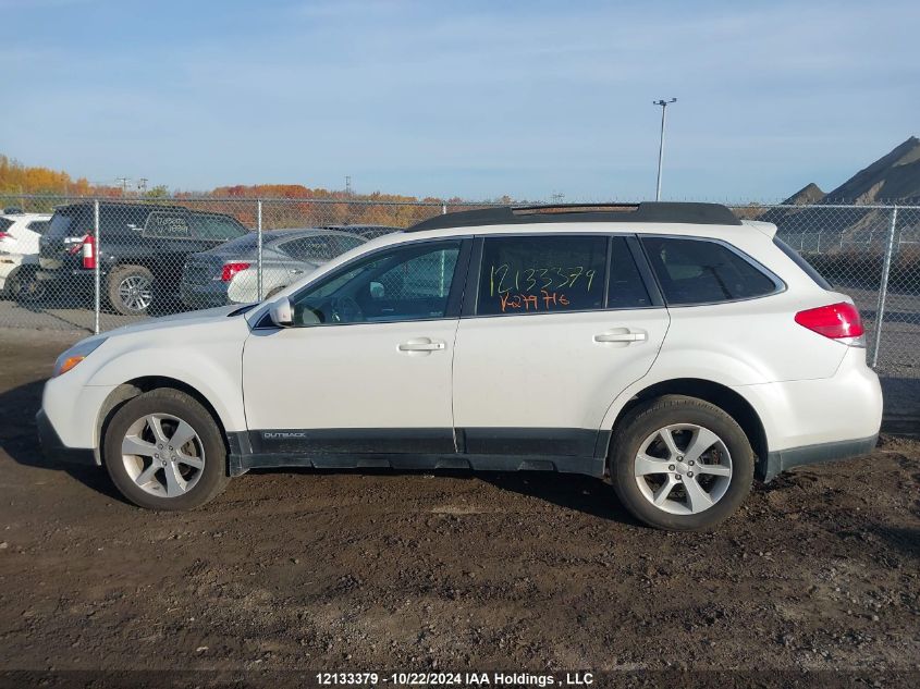 2014 Subaru Outback 2.5I Premium VIN: 4S4BRGBCXE3279716 Lot: 12133379