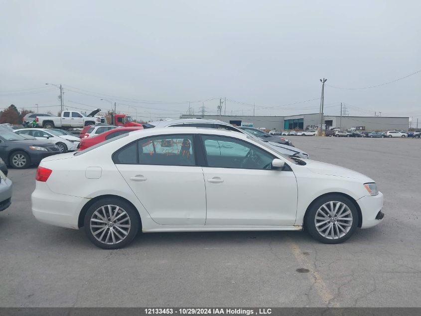 2012 Volkswagen Jetta Se VIN: 3VWDX7AJ9CM393749 Lot: 12133453