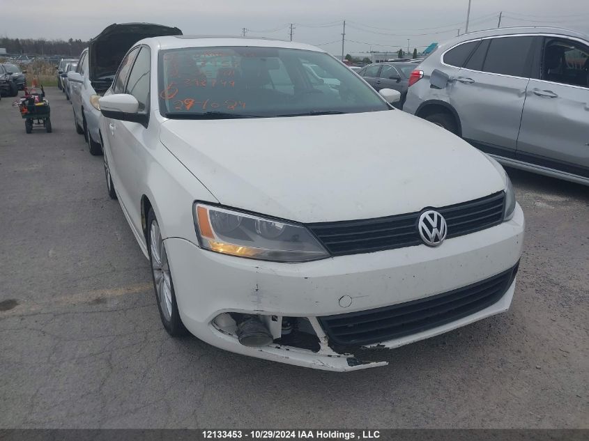 2012 Volkswagen Jetta Se VIN: 3VWDX7AJ9CM393749 Lot: 12133453