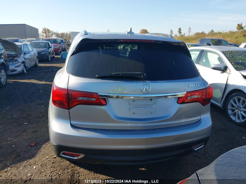 2016 Acura Mdx VIN: 5FRYD4H47GB507185 Lot: 12133523