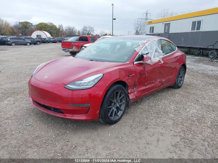 2018 Tesla Model 3 Long Range/Mid Range VIN: 5YJ3E1EA9JF022345 Lot: 12133554