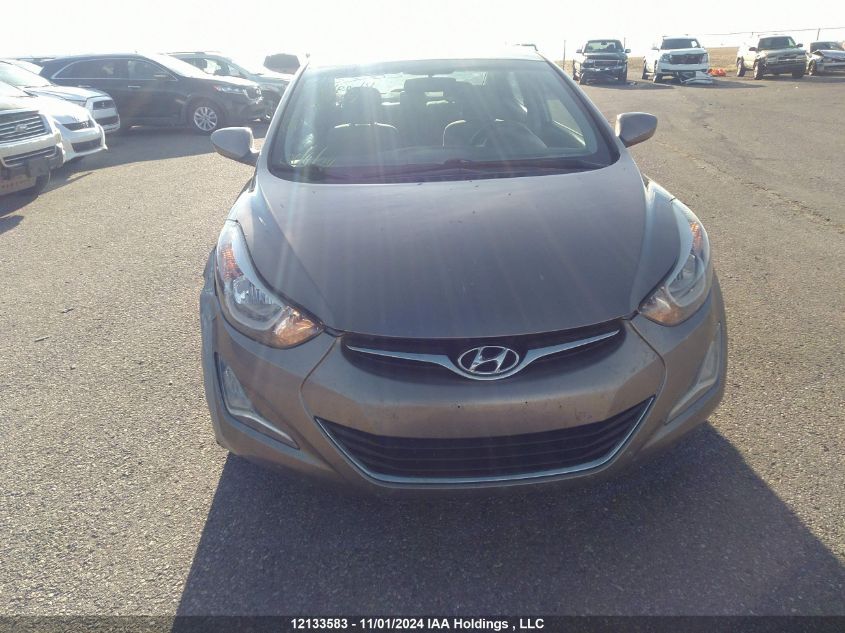 2014 Hyundai Elantra Gls VIN: 5NPDH4AE5EH462947 Lot: 12133583