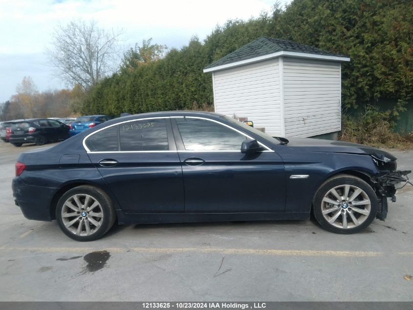 2013 BMW 5 Series VIN: WBAXH5C5XDD114501 Lot: 12133625