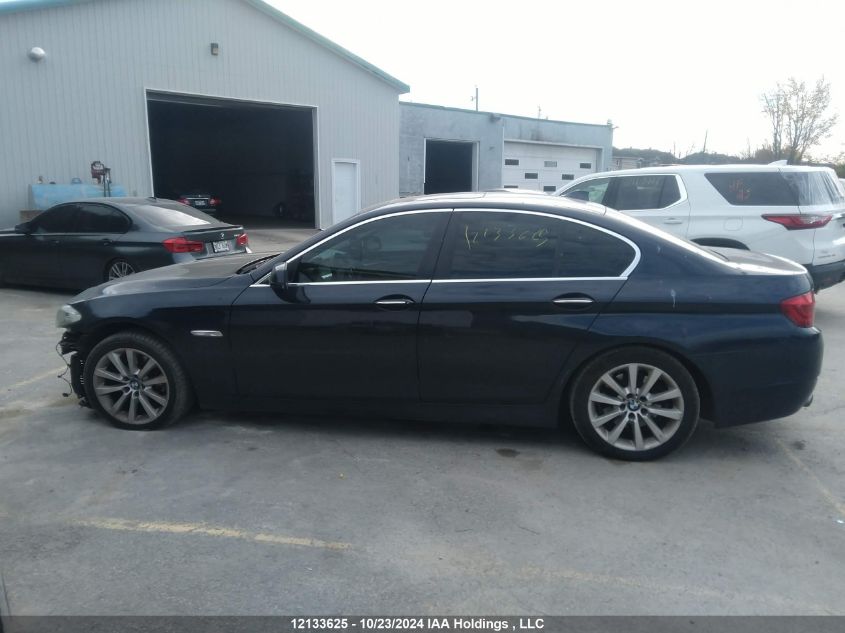 2013 BMW 5 Series VIN: WBAXH5C5XDD114501 Lot: 12133625