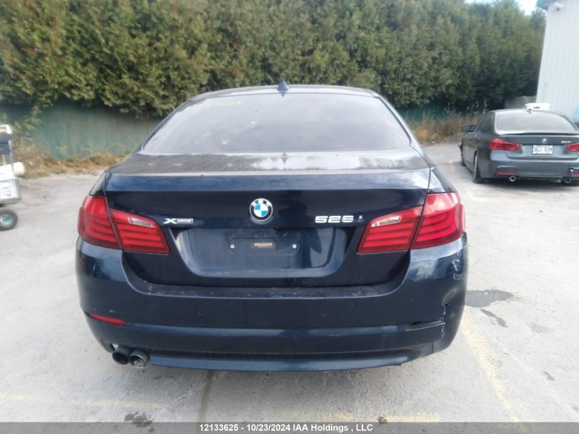 2013 BMW 5 Series VIN: WBAXH5C5XDD114501 Lot: 12133625