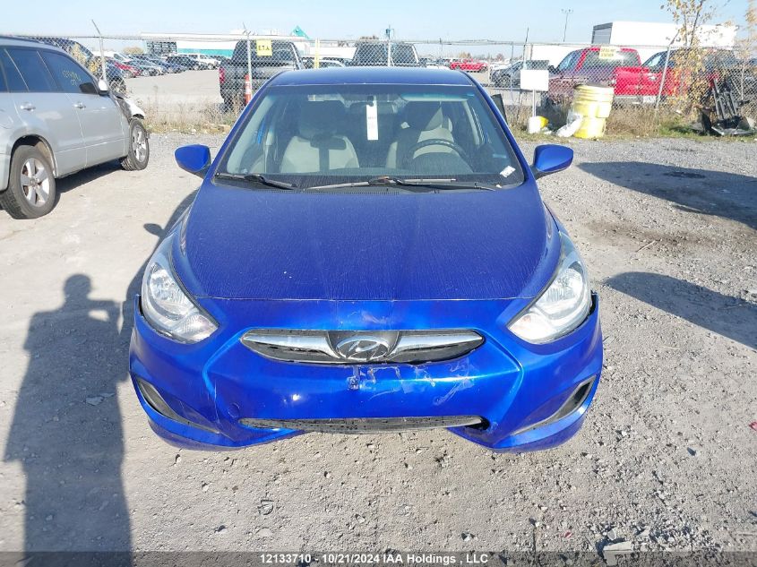 2013 Hyundai Accent Gl VIN: KMHCT4AE3DU363067 Lot: 12133710