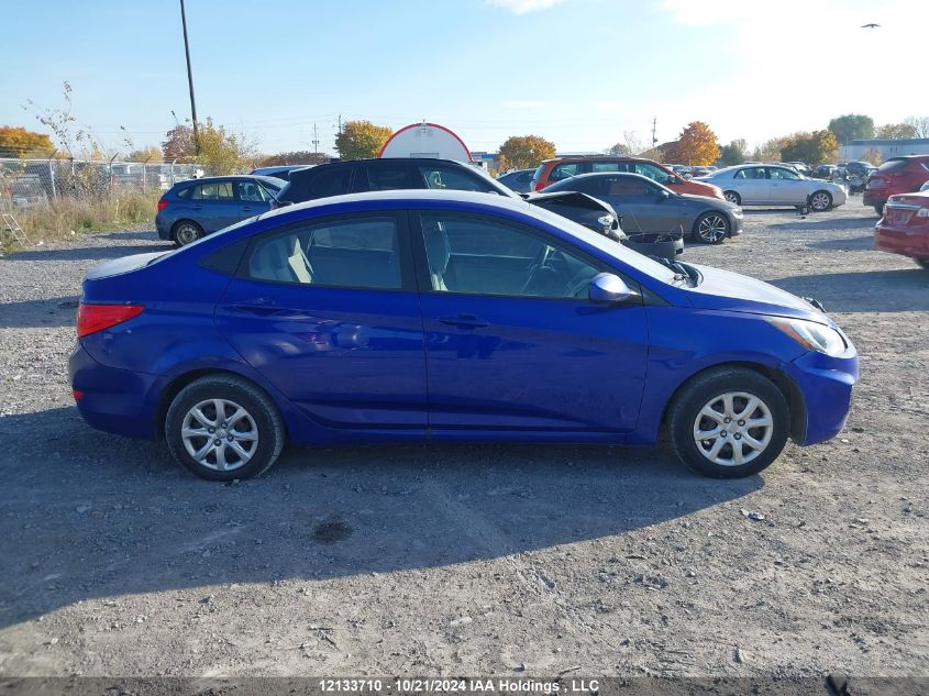 2013 Hyundai Accent Gl VIN: KMHCT4AE3DU363067 Lot: 12133710