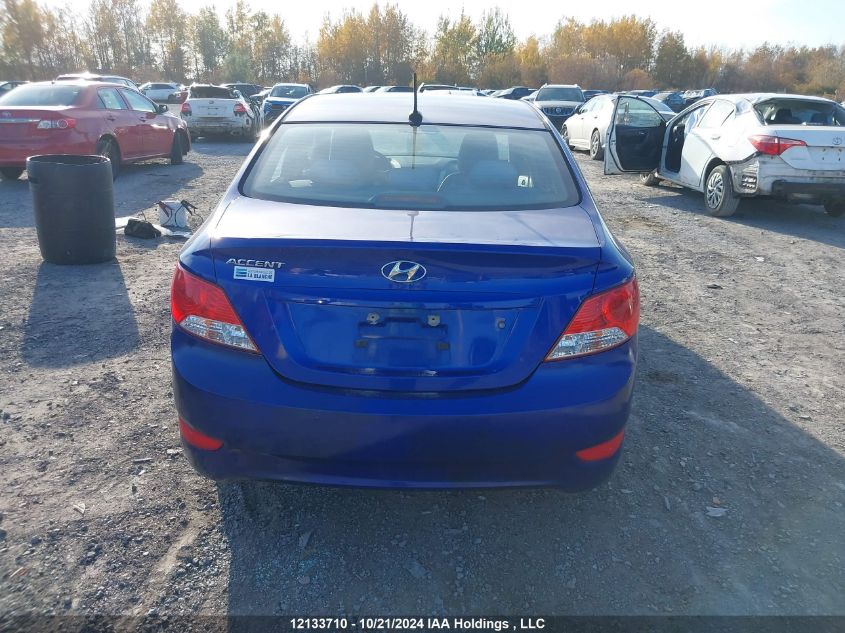 2013 Hyundai Accent Gl VIN: KMHCT4AE3DU363067 Lot: 12133710