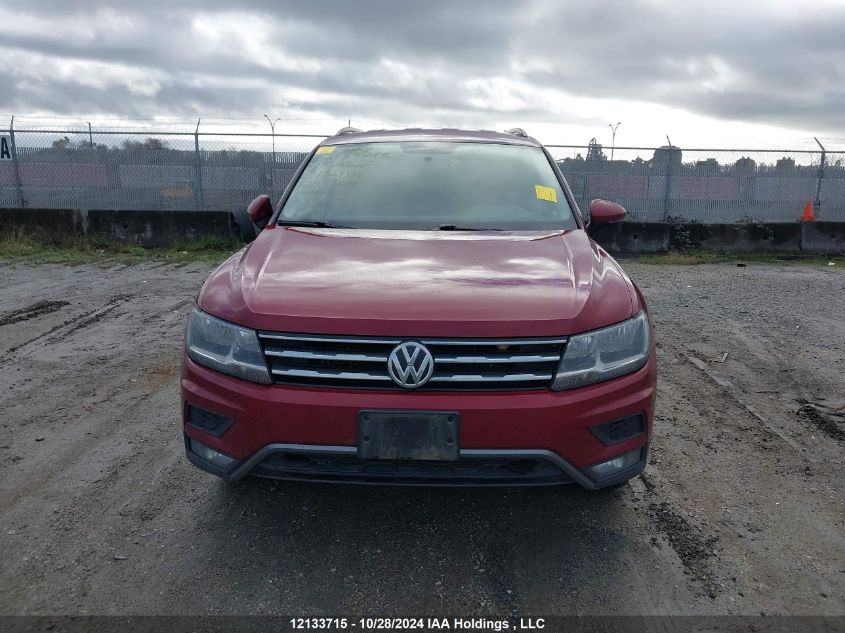 2018 Volkswagen Tiguan VIN: 3VV0B7AX0JM182944 Lot: 12133715