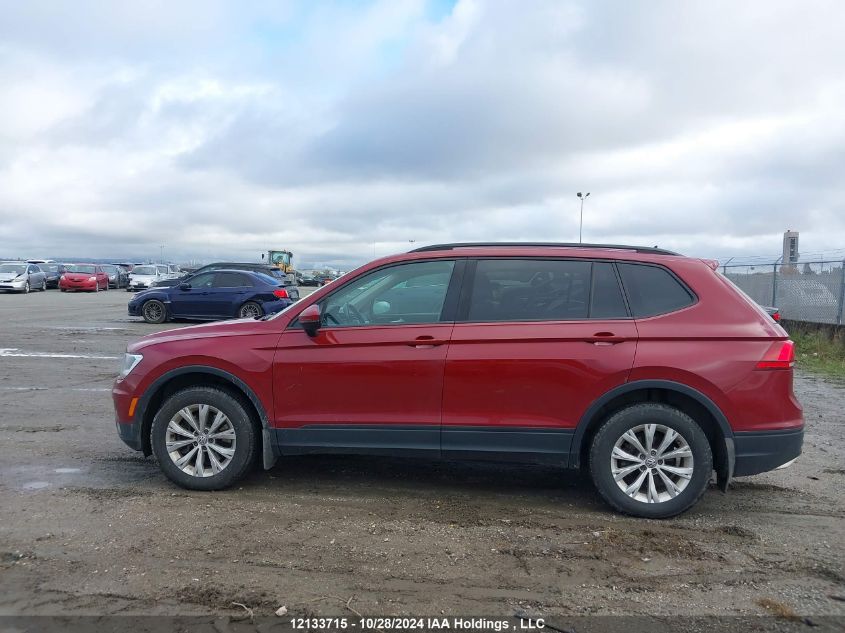 2018 Volkswagen Tiguan VIN: 3VV0B7AX0JM182944 Lot: 12133715