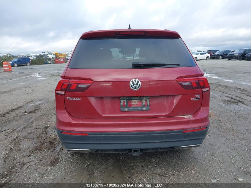 2018 Volkswagen Tiguan VIN: 3VV0B7AX0JM182944 Lot: 12133715