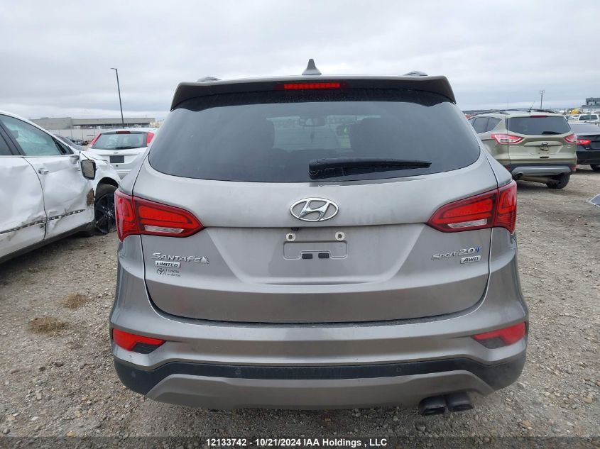 2017 Hyundai Santa Fe Sport 2.0T Limited VIN: 5XYZUDLAXHG454303 Lot: 12133742