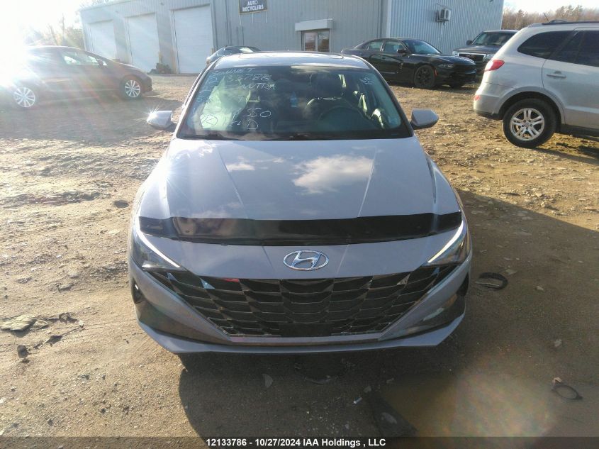 2022 Hyundai Elantra Ultimate Ivt VIN: KMHLN4AGXNU288350 Lot: 12133786