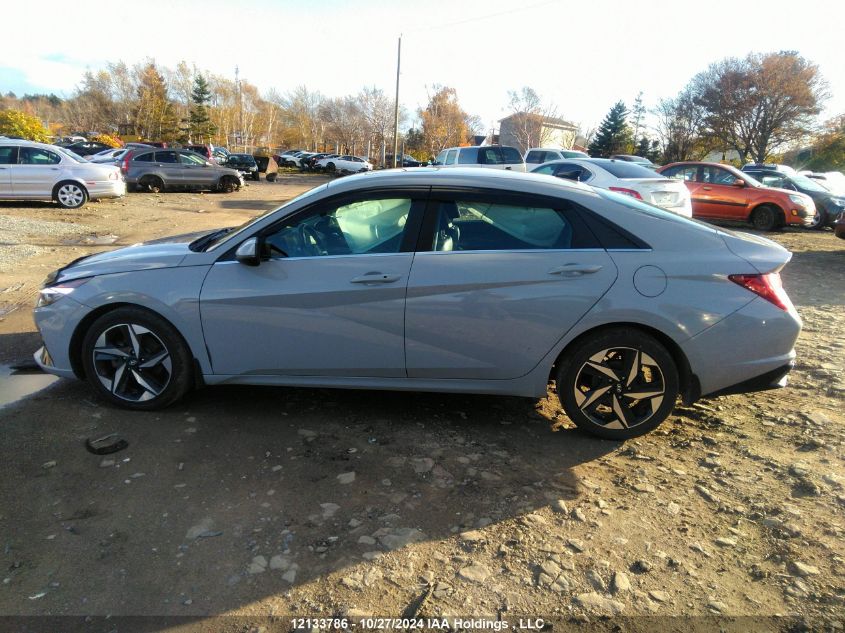 2022 Hyundai Elantra Ultimate Ivt VIN: KMHLN4AGXNU288350 Lot: 12133786