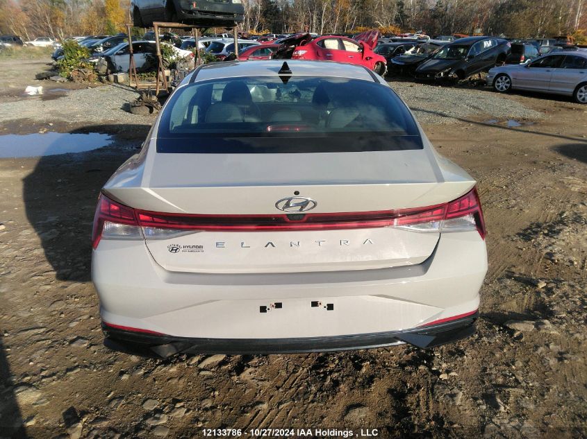 2022 Hyundai Elantra Ultimate Ivt VIN: KMHLN4AGXNU288350 Lot: 12133786