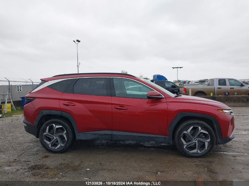 2022 Hyundai Tucson Luxury VIN: KM8JCCA16NU075270 Lot: 12133826