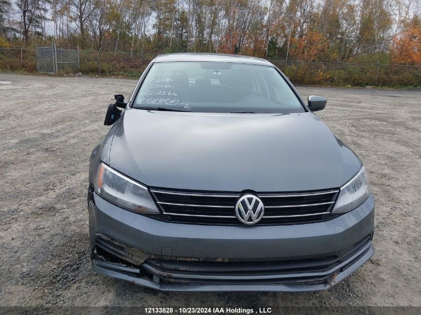 2017 Volkswagen Jetta Sedan VIN: 3VW167AJ0HM334845 Lot: 12133828