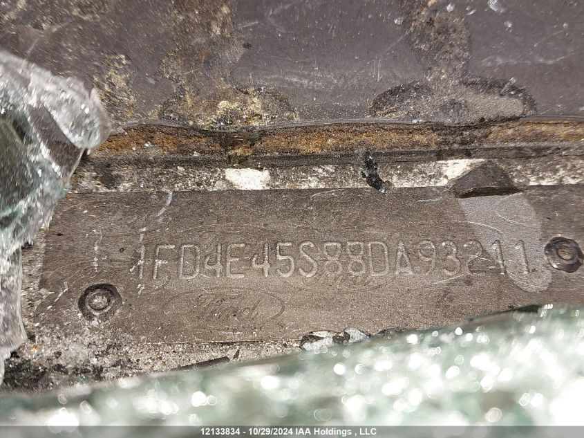 2008 Ford Econoline Commercial VIN: 1FD4E45S88DA93211 Lot: 12133834