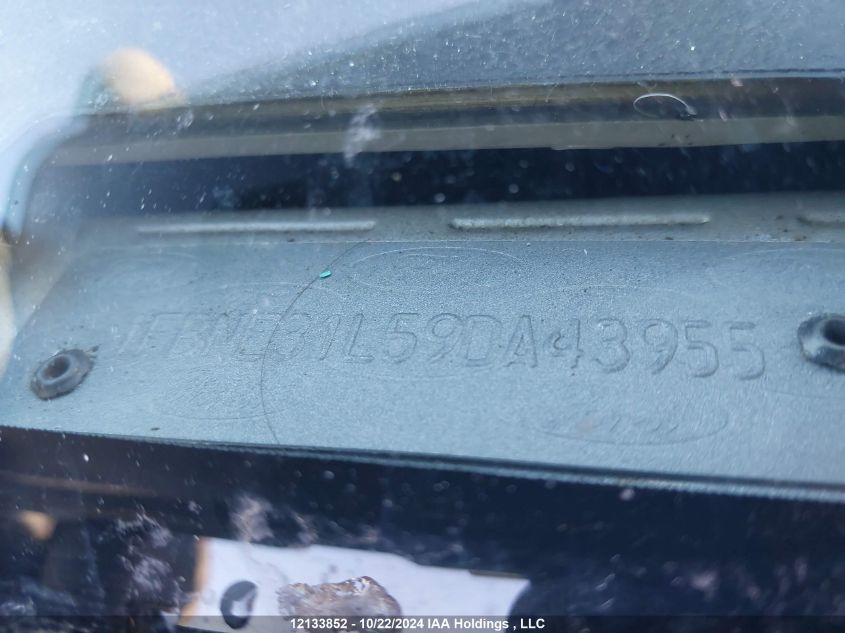 2009 Ford Econoline E350 Super Duty Wagon VIN: 1FBNE31L59DA43955 Lot: 12133852