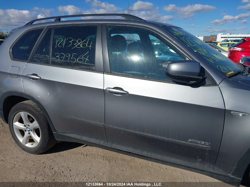 2010 BMW X5 3.0I VIN: 5UXFE4C58AL379564 Lot: 12133864