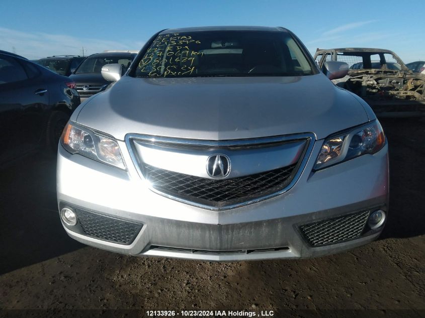 2013 Acura Rdx VIN: 5J8TB4H52DL801629 Lot: 12133926