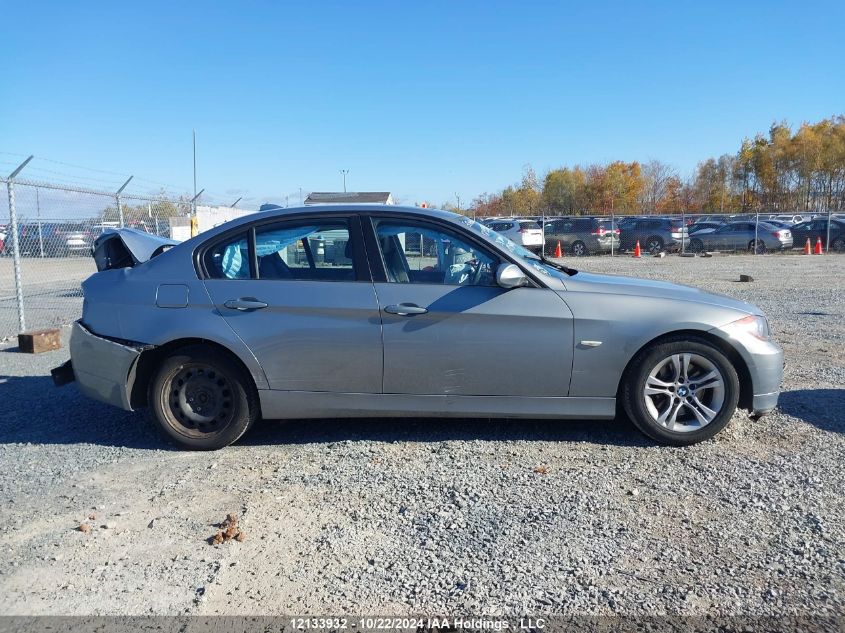 2008 BMW 3 Series VIN: WBAVA33578K054467 Lot: 12133932