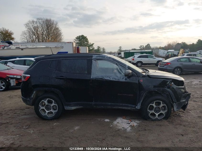 2022 Jeep Compass VIN: 3C4NJDDB3NT118740 Lot: 12133949