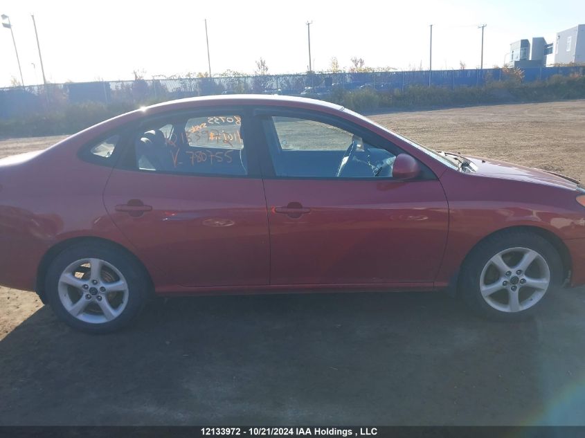 2009 Hyundai Elantra VIN: KMHDU45D29U780755 Lot: 12133972