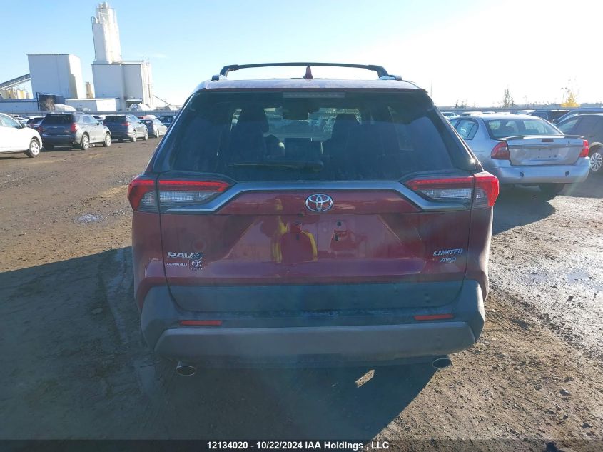 2021 Toyota Rav4 Limited VIN: 2T3D1RFV8MW193750 Lot: 12134020