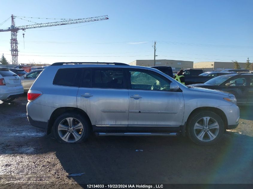 2013 Toyota Highlander Plus/Se VIN: 5TDBK3EH1DS200987 Lot: 12134033