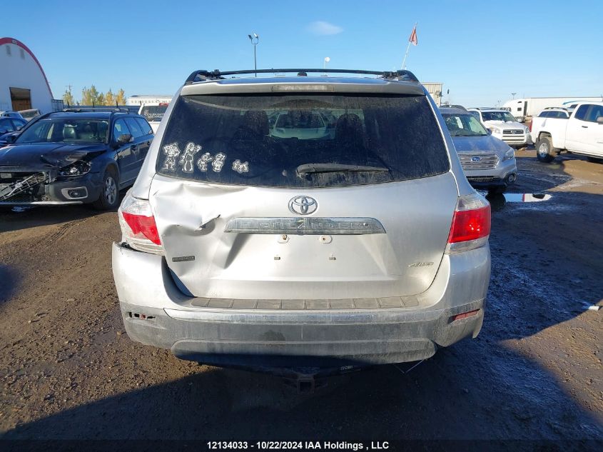 2013 Toyota Highlander Plus/Se VIN: 5TDBK3EH1DS200987 Lot: 12134033