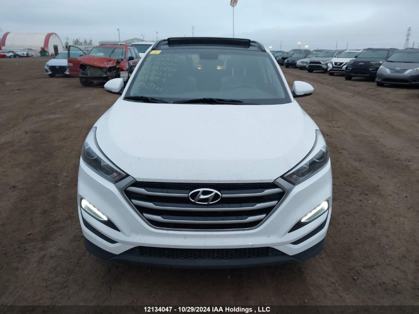 2018 Hyundai Tucson Limited/Sport And Eco/Se VIN: KM8J3CA41JU744727 Lot: 12134047