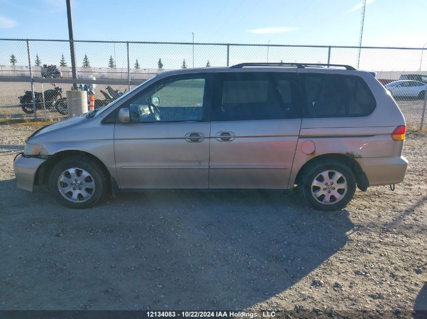 2002 Honda Odyssey VIN: 2HKRL18652H005066 Lot: 12134083