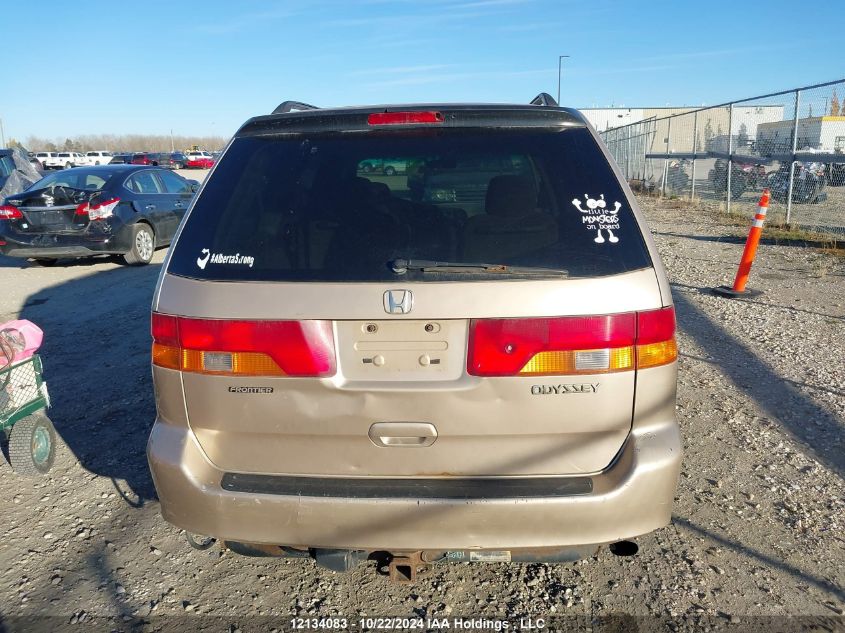 2002 Honda Odyssey VIN: 2HKRL18652H005066 Lot: 12134083