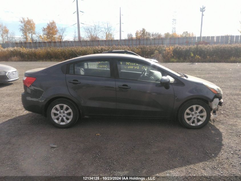 2013 Kia Rio Lx VIN: KNADM4A32D6314464 Lot: 12134125