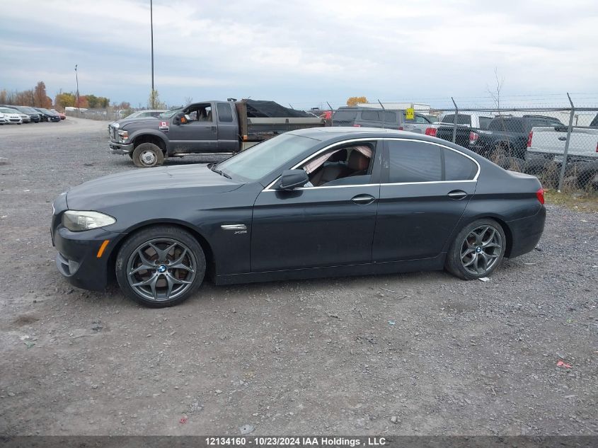 2011 BMW 5 Series VIN: WBAFU7C58BC779581 Lot: 12134160