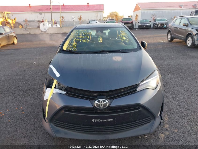 2017 Toyota Corolla Ce VIN: 2T1BURHE6HC804404 Lot: 12134221