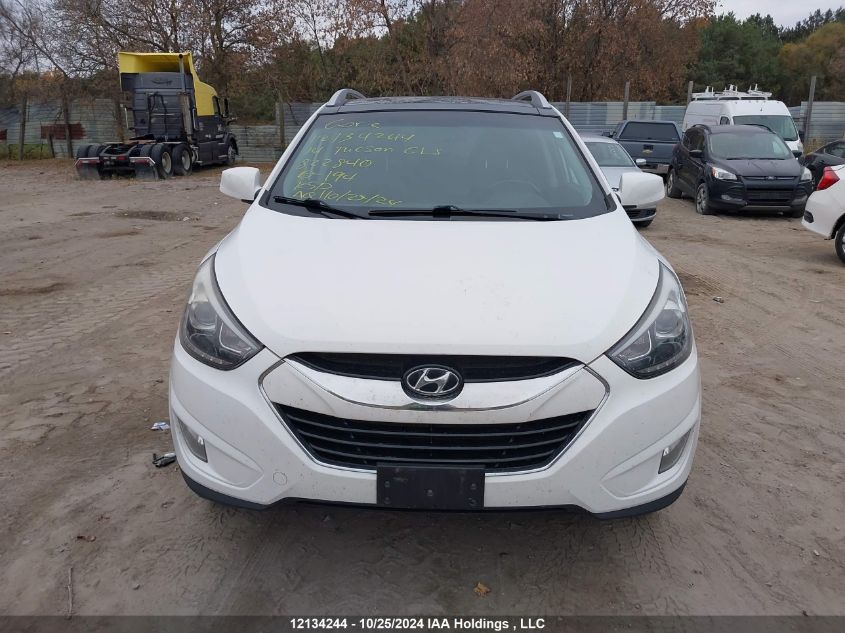 2014 Hyundai Tucson Gls VIN: KM8JUCAG8EU822840 Lot: 12134244