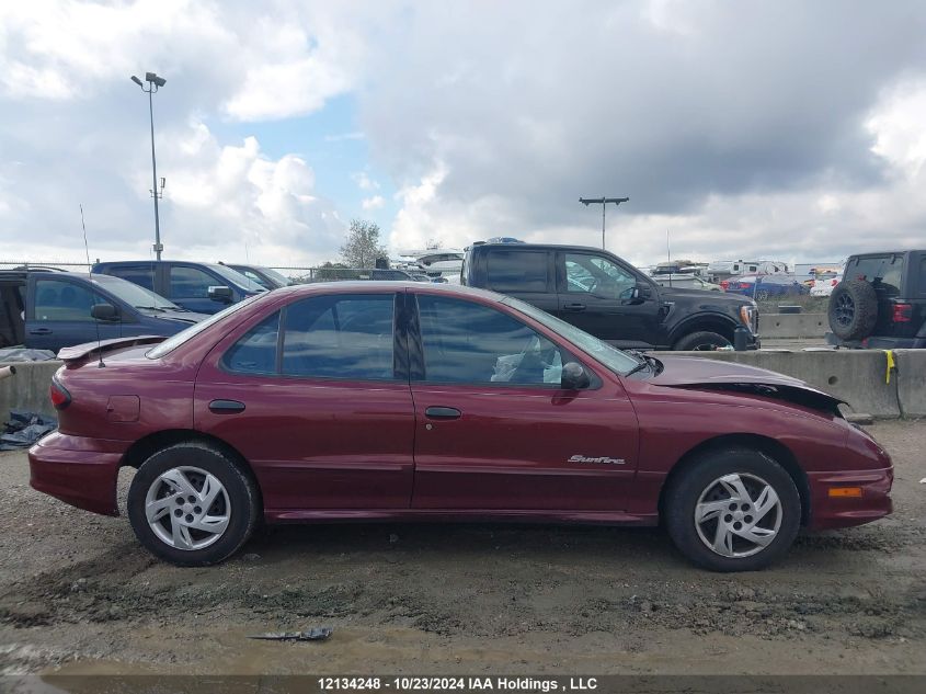 2001 Pontiac Sunfire VIN: 3G2JB52451S239330 Lot: 12134248