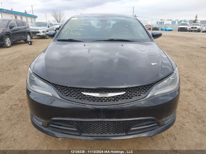 2015 Chrysler 200 S VIN: 1C3CCCDG2FN592921 Lot: 12134338