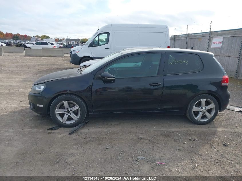 2011 Volkswagen Golf VIN: WVWBA7AJ9BW036159 Lot: 12134343