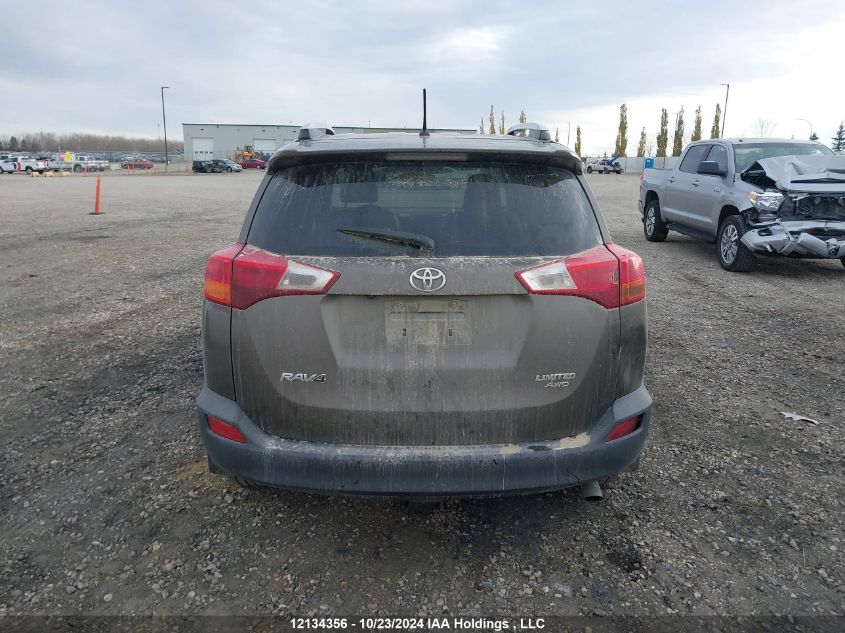 2013 Toyota Rav4 Limited VIN: 2T3DFREV6DW102042 Lot: 12134356