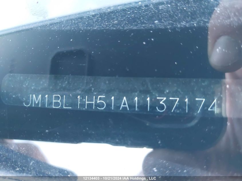 2010 Mazda Mazda3 Sport VIN: JM1BL1H51A1137174 Lot: 12134403