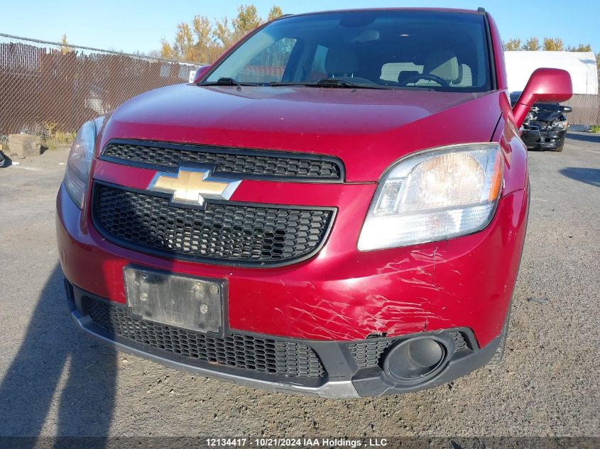 2012 Chevrolet Orlando VIN: KL77P2EM9CK581117 Lot: 12134417