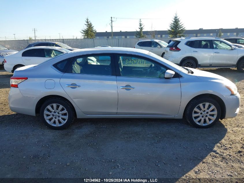 2015 Nissan Sentra VIN: 3N1AB7AP0FL629162 Lot: 12134562