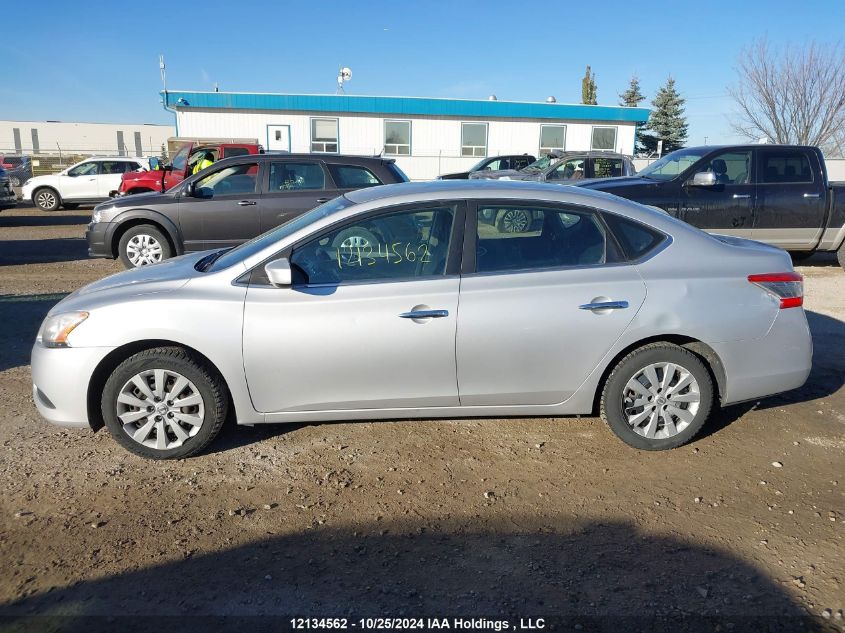 2015 Nissan Sentra VIN: 3N1AB7AP0FL629162 Lot: 12134562